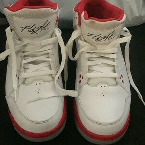 Nike Air Jordan Flight Size 11 White/Red